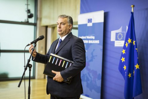 Magyarország kész megosztani pozitív tapasztalatait a munkamegbeszélésen Fotó: Szecsődi Balázs/Miniszterelnöki Sajtóiroda
