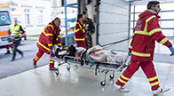 Egészségügyi és sérült-ellátási gyakorlat a Honvédkórházban