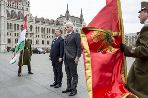 Magyarország "elvi alapon, a történelmi sorsközösség okán a kezdetektől fogva" támogatta Montenegró EU- és NATO-tagságát Fotó: Árvai Károly/kormany.hu