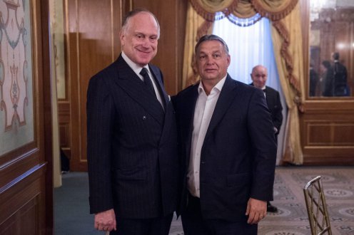 Ronald S. Lauder and Viktor Orbán Photo by Gergely Botár/Prime Minister’s Office 