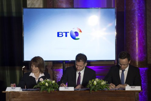 A BT a harmadik legnagyobb brit vállalat Magyarországon, az elmúlt két évben ezer új munkahelyet teremtett Fotó: Kovács Márton/KKM