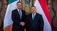 Orbán Viktor fogadta az ír miniszterelnököt