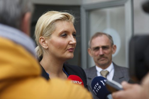 Vesna Györkös Znidar szlovén belügyminiszter Fotó: Varga György/MTI