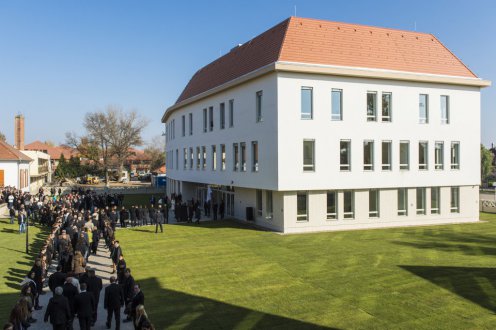 The new wing of the Sándor Baksay Reformed Secondary and Primary School Photo: Károly Árvai / Cabinet Office of the Prime Minister