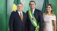 Orbán Viktor a brazil elnök beiktatásán