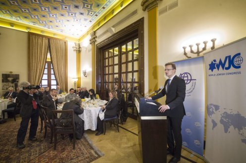 "A kormányoknak kontroll alatt kell tartaniuk az európai antiszemitizmus kérdését, amint az Magyarországon történik." Fotó: Burger Zsolt