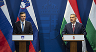 Orbán Viktor és Marjan Sarec találkozója