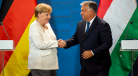 Orbán Viktor és Angela Merkel a Páneurópai Piknik 30. évfordulóján 