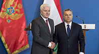 A montenegrói miniszterelnökkel tárgyalt Orbán Viktor