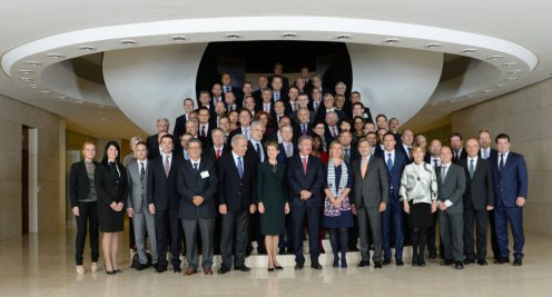 A Nyugat-Balkán Konferencia résztvevői Luxembourgban Fotó: Európai Tanács