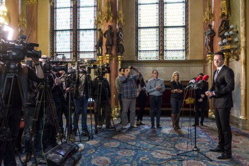 Hungary is not interested in the maintenance of the decision on the mandatory immigrant quotas Photo: Károly ÁRVAI/Prime Minister’s Office