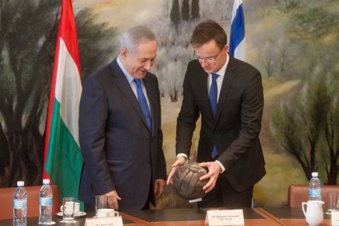 Megértéssel fogadta Benjámin Netanjahu izraeli miniszterelnök a migrációs válsággal kapcsolatos magyar álláspontot Fotó: Burger Zsolt / KKM