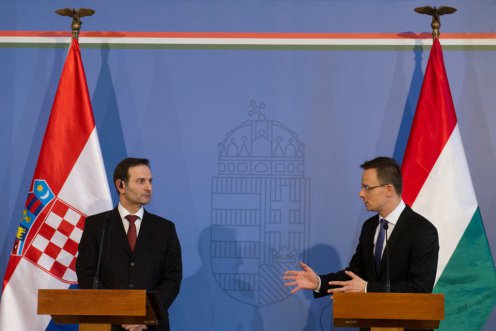 Magyarország és Horvátország érdeke a stratégiai együttműködés Fotó: Burger Zsolt / KKM