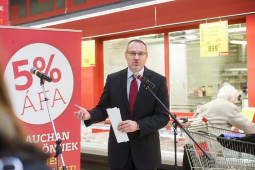 A kormány áfacsökkentési programjának keretében január 1-jével a sertés tőkehús áfája 27 százalékról 5 százalékra csökkent Fotó: Pelsőczy Csaba/FM