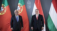 Orbán Viktor a portugál miniszterelnököt fogadta
