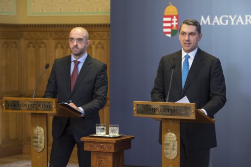 Magyarország Szlovákiával közösen az Európai Bírósághoz fordult délután a kötelező bevándorlási kvóta ellen Fotó: Árvai Károly/kormany.hu