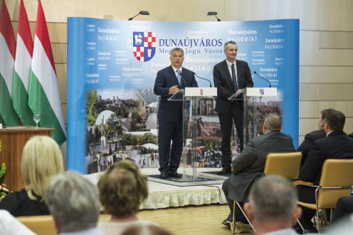 Past, but they have a future, and therefore the issue of Dunaújváros is “a point of honour”. Photo: Károly Árvai/kormany.hu