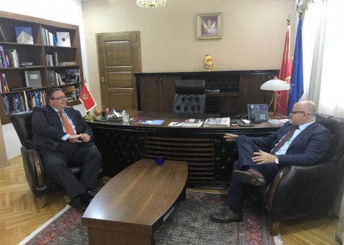 Srdjan Darmanovic montenegrói külügyminiszter udvariassági látogatáson fogadja Dr. Balogh Csaba közigazgatási államtitkárt
