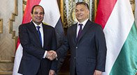 Az egyiptomi államfő Budapesten