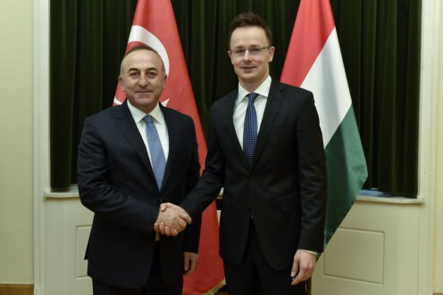 Mevlüt Cavusoglu, Törökország külügyminisztere. Fotó: Kovács Márton