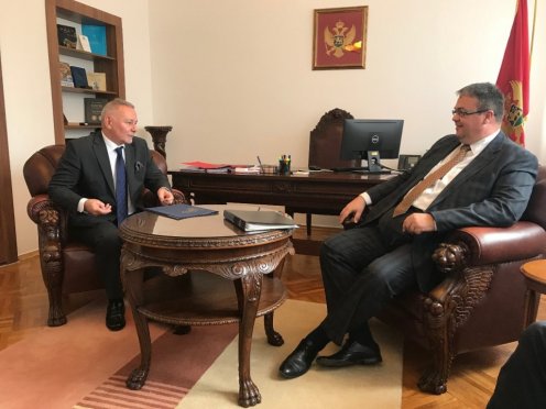 Veselin Sukovic montenegrói közigazgatási államtitkár megbeszélése Dr. Balogh Csaba közigazgatási államtitkárral