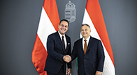 Orbán Viktor fogadta Heinz-Christian Strachét