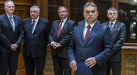 Orbán Viktor miniszterelnök kitüntetéseket adott át németországi parlamenti képviselők részére