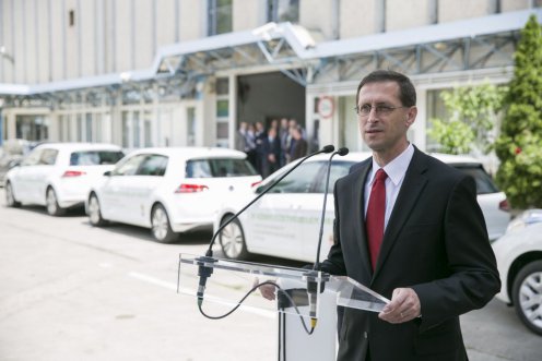 A kormány elkötelezte magát amellett, hogy a régió vezető államává váljunk az elektromobilitás területén Fotó: Dede Géza/NGM