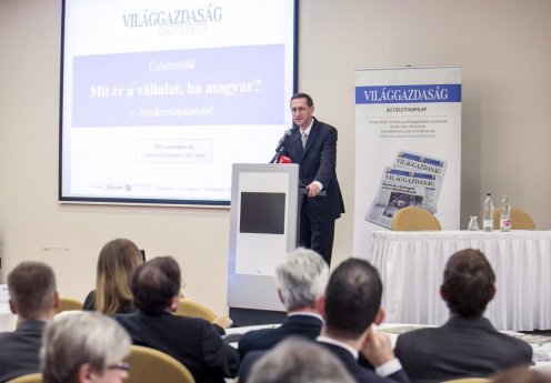 Az elmúlt évek gazdaságpolitikájával, a szabályozórendszer változtatásával a kormány a Magyarországon működő vállalkozások versenyképességét segítette Fotó: Dede Géza/NGM