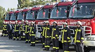Új, magyar gyártású tűzoltóautókat adtak át Budapesten