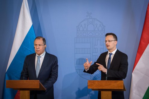Magyarország és Oroszország közös célja a kétoldalú kereskedelmi forgalom csökkenési ütemének lassítása, megállítása, majd a gazdasági és kereskedelmi kapcsolatok növekedési pályára állítása Fotó: Botár Gergely/kormany.hu