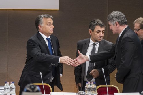A magyar kabinet sajnálatosnak tartotta az elmúlt éveknek azt a román politikáját, amely nem kereste az együttműködést Bukarest és Budapest között Fotó: Botár Gergely/kormany.hu