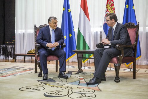 A magyar kormány is arra törekszik, hogy a Magyarországon élő szerbekkel szintén nagyvonalú legyen Fotó: Szecsődi Balázs/Miniszterelnöki Sajtóiroda