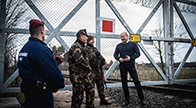 Minister of Defence on two-day tour of border