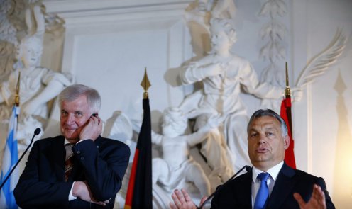 Horst Seehofer és Orbán Viktor - Fotó: MTI